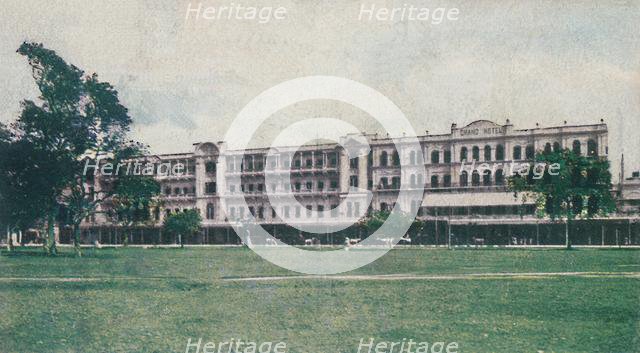 'The Grand Hotel, Calcutta', 1911.  Creator: Unknown.