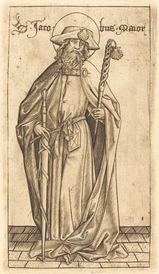 Saint James the Great, c. 1470/1480. Creator: Israhel van Meckenem.