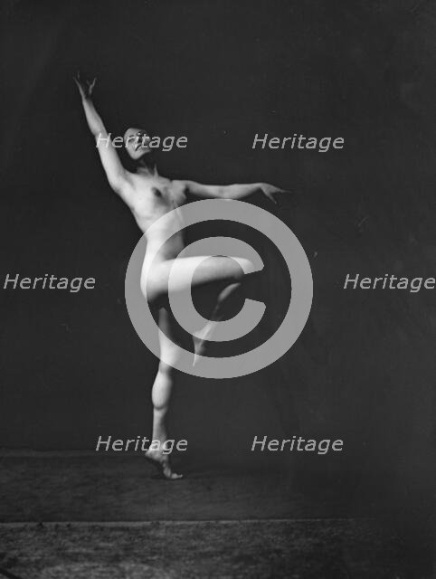 Unidentified dancer, possibly an Elizabeth Duncan dancer, between 1911 and 1942. Creator: Arnold Genthe.