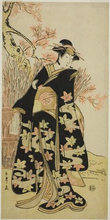 The Actor Iwai Hanshiro IV in an Unidentified Role, Japan, c. 1792. Creator: Shunsho.