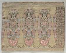 Two Pieces from a Scarf, 1700s. Creator: Unknown.