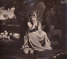 Frances Anne Crewe, Lady Crewe, as St Genevieve, c1773 (1894). Artist: Thomas Watson.