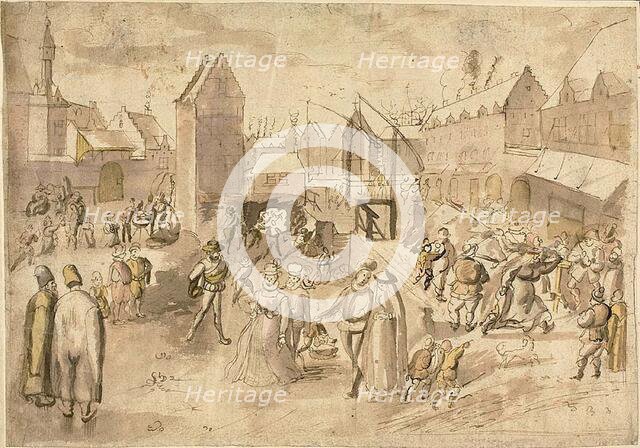 Street Scene, n.d. Creator: Unknown.