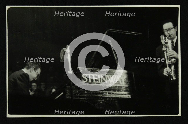 The Dave Brubeck Quartet in concert at Colston Hall, Bristol, 1958. Artist: Denis Williams