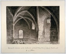 Monastic remains on the north side of St Mary Overy's church, Southwark, London, 1835.               Artist: G Buckler