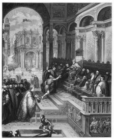 'The Presentation of the Ring', 1534 (1870). Artist: Roland Brunier