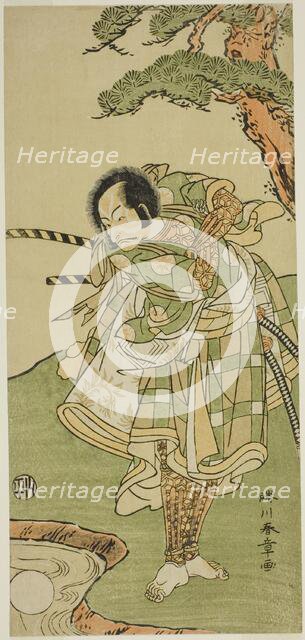 The Actor Ichikawa Danjuro V in an Unidentified Role, Japan, c. 1772. Creator: Shunsho.
