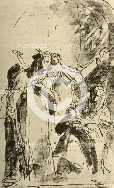 'Madonna with two female Saints', 1747-1748, (1928). Artist: Giovanni Battista Tiepolo.