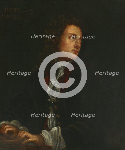 Portrait of the composer Daniel Purcell (1664-1717), 1693. Creator: Anonymous.