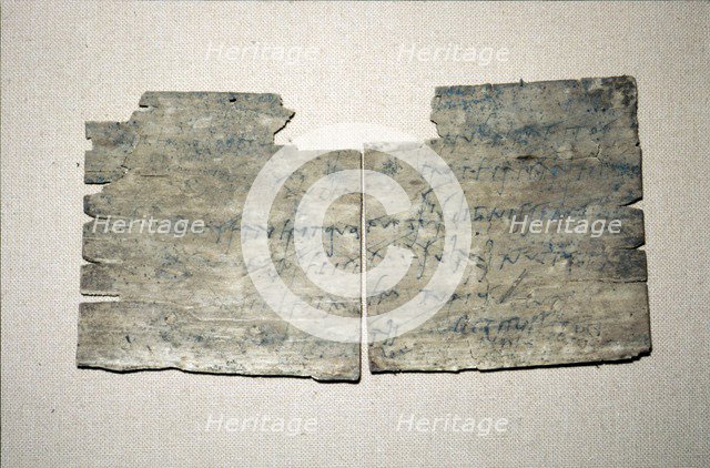Vindolanda Letters, AD 92-120. Artist: Unknown.