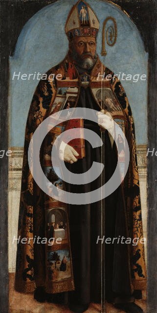 Saint Augustine, c1460. Creator: Piero della Francesca (ca 1415-1492).