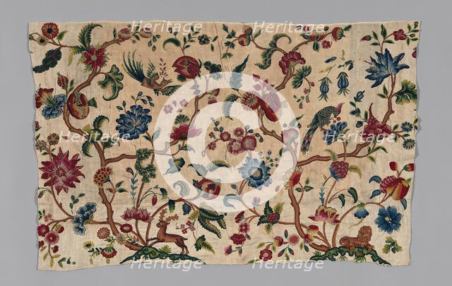 Portion from a Valance, England, 1701/25. Creator: Unknown.