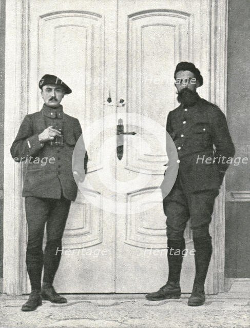 'A leur entrée, les Francais ont eu le soin d'apposer des scelles a la porte des..., 1916 (1924) Creator: Unknown.