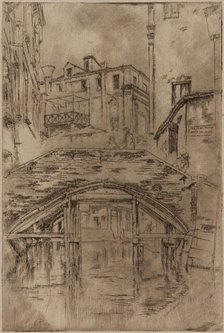 Ponte del Piovan, 1879-1880. Creator: James Abbott McNeill Whistler.