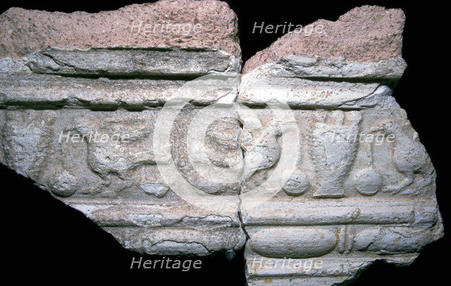 Roman plaster wall decoration. Artist: Unknown