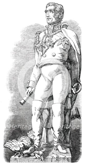 Colossal Statue of the Duke of Wellington, 1850. Creator: Unknown.