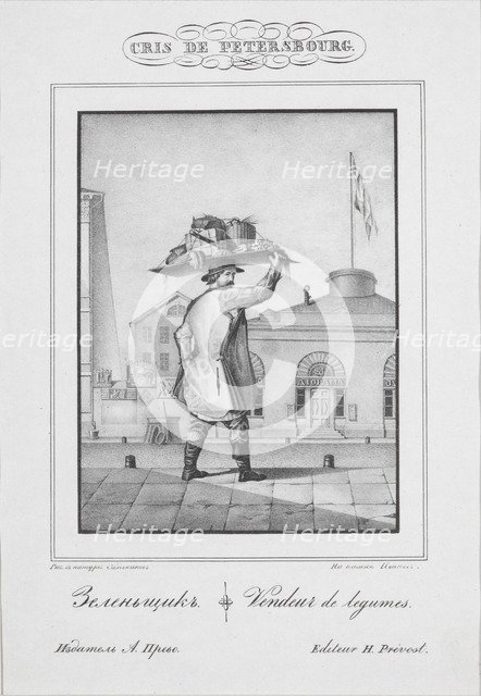 The vegetable seller, 1830-1831.