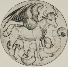 The Ox of St. Luke, n.d. Creator: Martin Schongauer.