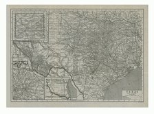 Map of Texas, USA, c1910s. Creator: Emery Walker Ltd.