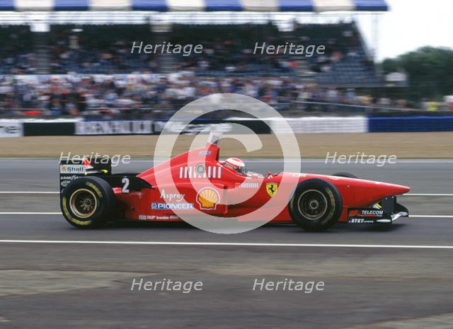 Ferrari F310, Eddie Irvine, 1996 British Grand Prix, Silverstone. Creator: Unknown.