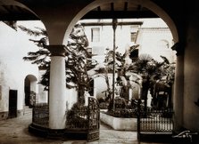 Hospital Civil, Jativa: view of the cloister, c1900. Creator: Unknown.