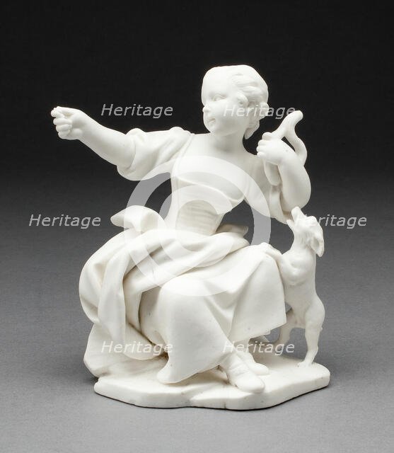 The Girl Offers Her Coin in Payment, Sèvres, c. 1757. Creators: Sèvres Porcelain Manufactory, Etienne-Maurice Falconet.