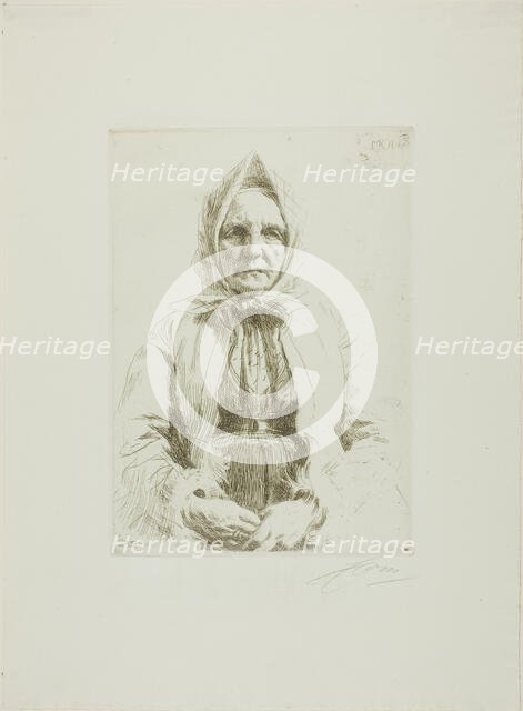 Mona, 1911. Creator: Anders Leonard Zorn.