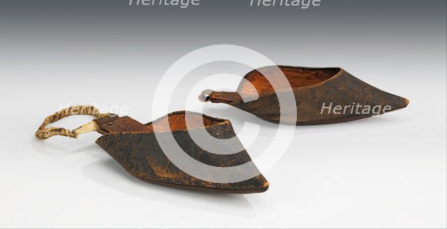 Overshoes, European, 1790-1810. Creator: Unknown.