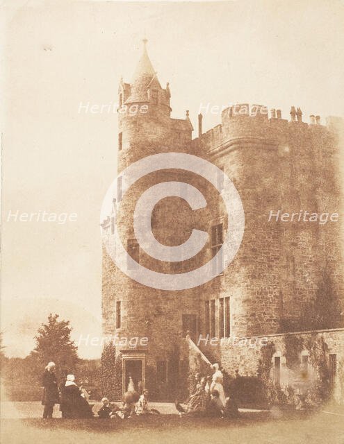 Bonaly Towers, 1843-47. Creators: David Octavius Hill, Robert Adamson, Hill & Adamson.