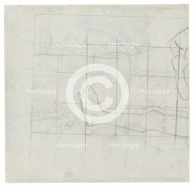 Design for a Jardiniere: The Toilette, 1886/87. Creator: Paul Gauguin.