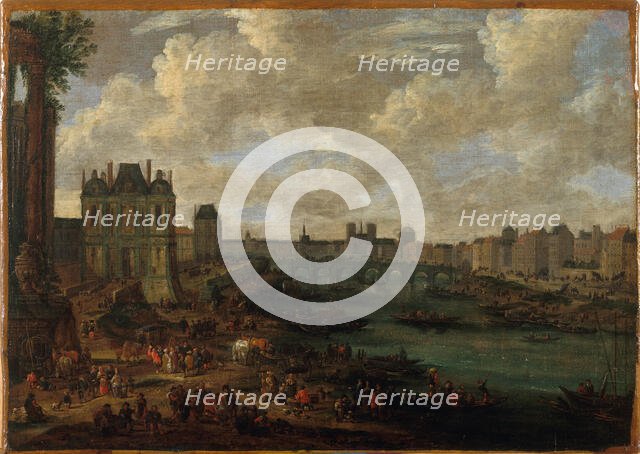 Port de la Conference, circa 1685. Creator: Pieter Casteels.