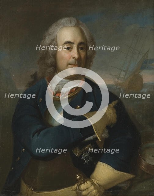 David Anckarloo, 1687-1765, mid-late 18th century. Creator: Per Krafft the Elder.