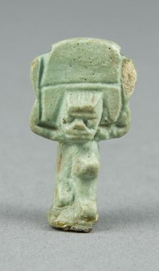 Amulet of the God Shu, Egypt, Late Period (664-332 BCE). Creator: Unknown.