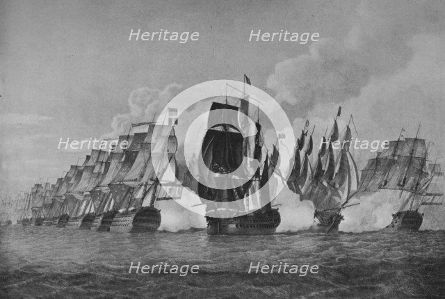 'Battle of St Vincent', c1798. Artist: Jaheel Brenton.