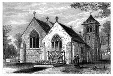 St Michael's Church and the grave of Benjamin Disraeli (1804-1881), late 19th century. Artist: Unknown