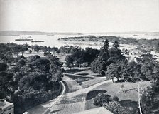 'Sydney Harbour and Botanical Gardens, c1900. Creator: Unknown.