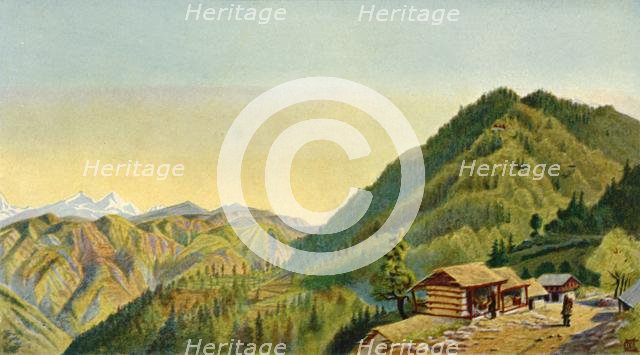 '"The Retreat", Mushobra, General Roberts's Home on the Hills Near Simla', 1850s, (1901).  Creator: W McCracken.