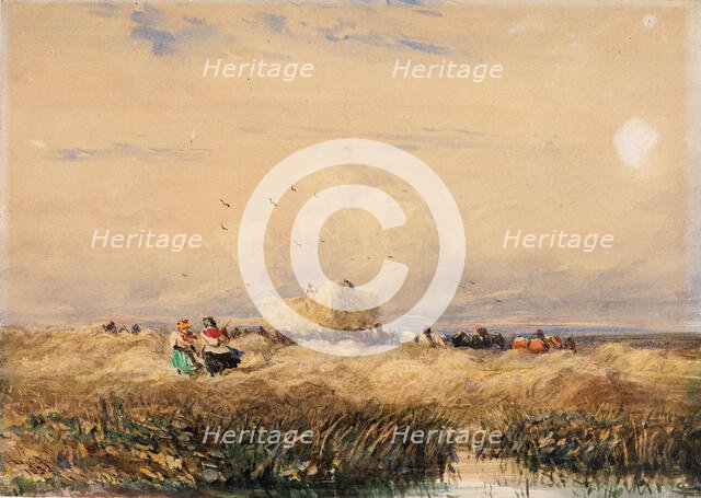 The Hayfield, 1832. Creator: David Cox the Elder.