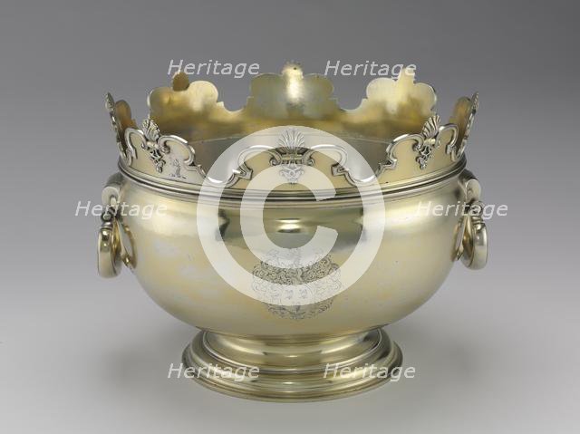 Monteith Bowl, 1715-1716. Creator: Benjamin Pyne (British).