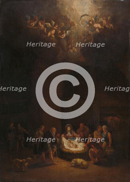 The Adoration of the Shepherds, c.1680. Creator: Peeter Bout.