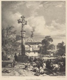 Croix de Moulin-les-Planches, 1827. Creator: Richard Parkes Bonington.