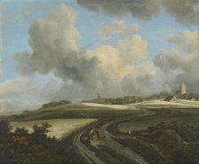Road through Fields of Corn near the Zuider Zee, 1660. Creator: Jacob van Ruisdael.