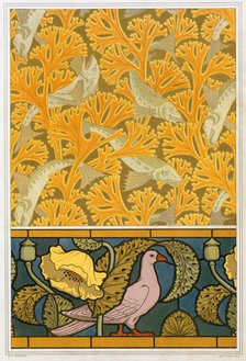 Designs for wallpaper and stained glass, pub. 1897. Creator: Maurice Pillard Verneuil (1869?1942).