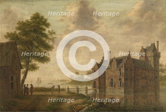 A Castle, c1770-1810. Creator: Hendrik Frans de Cort.