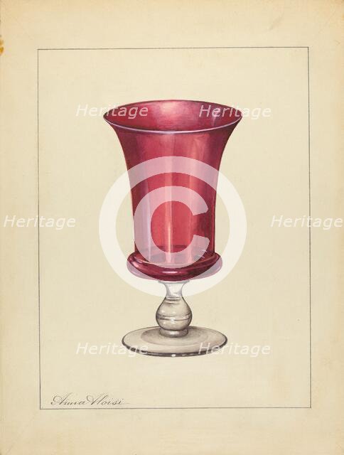 Vase, 1935/1942. Creator: Anna Aloisi.