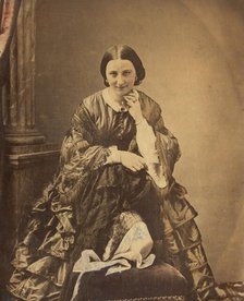 Portrait of a woman, about 1860-1870. Creator: Unknown.