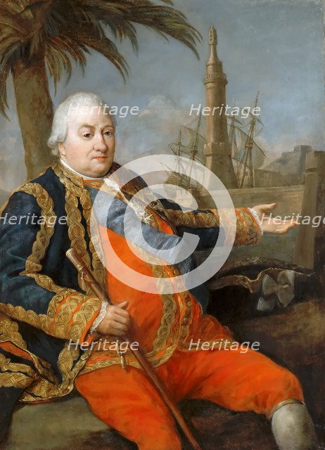 Pierre André de Suffren de Saint Tropez (1729-1788). Artist: Batoni, Pompeo Girolamo (1708-1787)