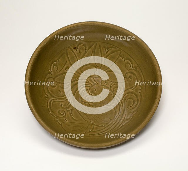 Bowl with Lotus Design, Jin dynasty (1115-1234), 12th/13th century. Creator: Unknown.