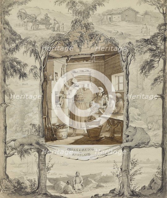 The Memory of Russia. Rural Russian interior.