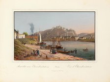 View of Ehrenbreitstein on the Rhine, 1825. Creator: Dielmann, Jakob Fürchtegott (1809-1885).